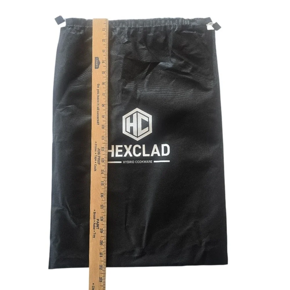 Hexclad Hybrid Luxury Cookware Storage Bags Lot of 3 Drawstring Pans Lids Roast